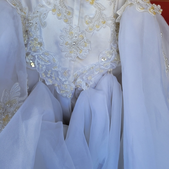 Golden Gate Wedding Ball Gown sz 8 - Picture 6 of 16